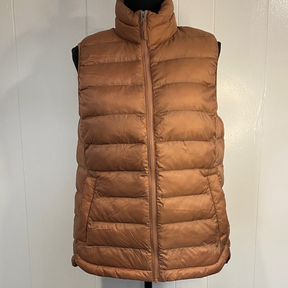 32 Degrees Women's Puffer Vest in Copper Brown